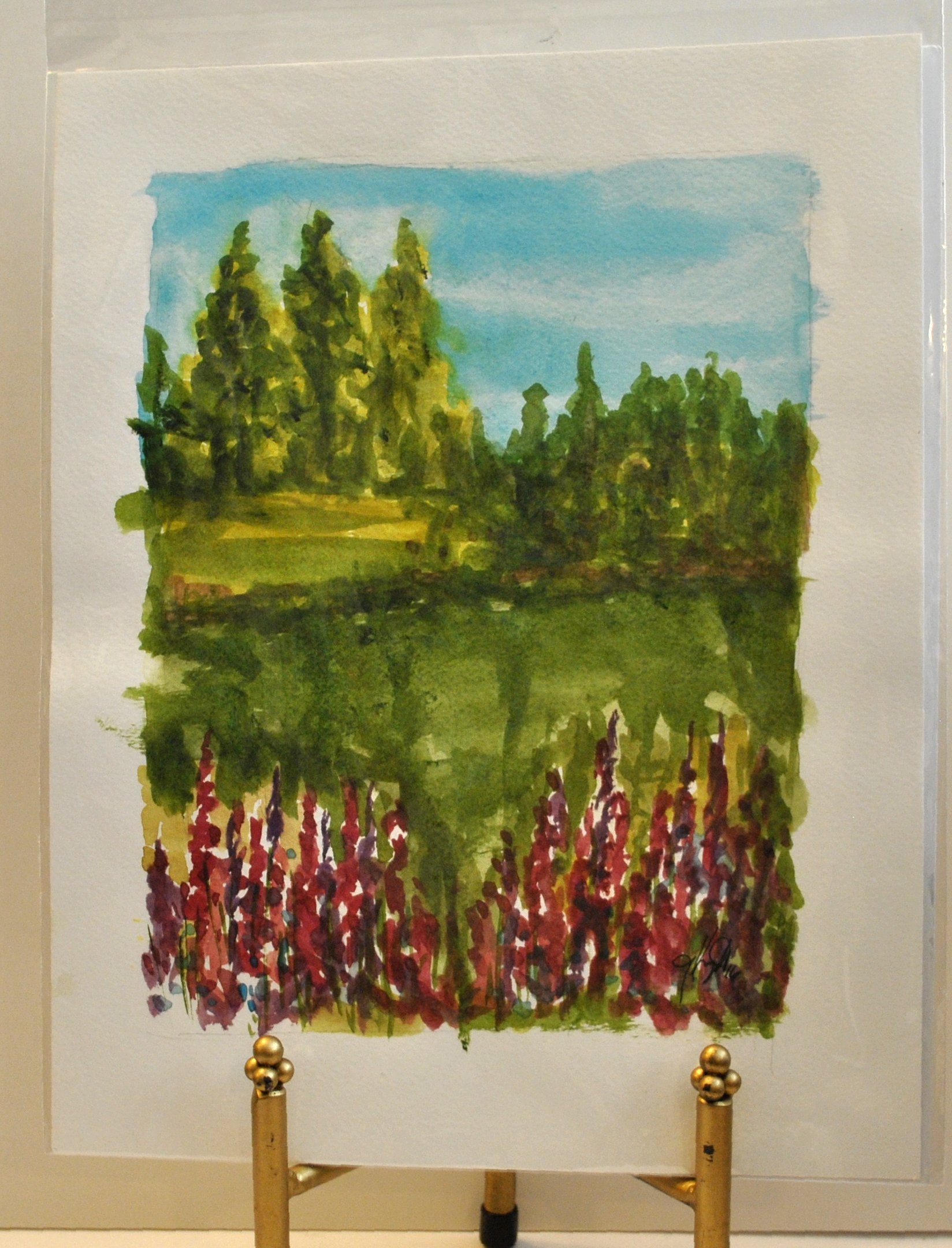 Original watercolor artwork by Greg Knight, catalog 4682